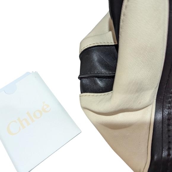 Chloe Alice Large Black and Cream Leather - Picture 7 of 16